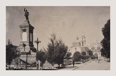 Foto - Postal Puebla, Puebla,Plaza,No identificada