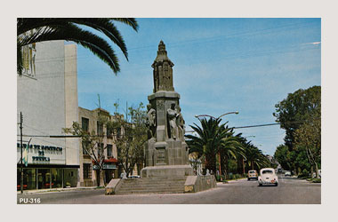 Foto - Postal Puebla, Puebla,Monumento a los Fundadores,1970 - 1980 aproximada