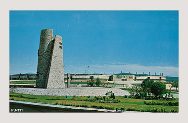 Foto - Postal Puebla, Puebla,Monumento a los Héroes,1970 - 1980 aproximada