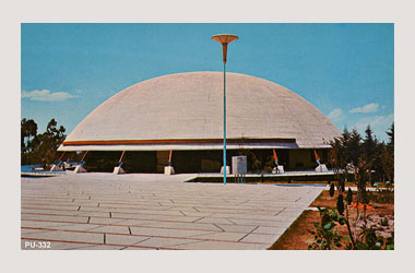 Foto - Postal Puebla, Puebla,Auditorio de la Reforma,1970 - 1980 aproximada