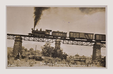 Foto - Postal Atlixco, Puebla,Puente de Cantarranas,1926 aproximada