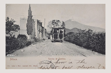 Foto - Postal Atlixco, Puebla,Rancho de Gamboa,1908 aproximada