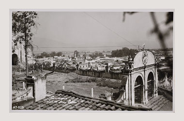 Foto - Postal Atlixco, Puebla,Ciudad,1920 aproximada