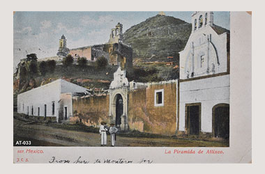 Foto - Postal Atlixco, Puebla,Ciudad,1905 aproximada