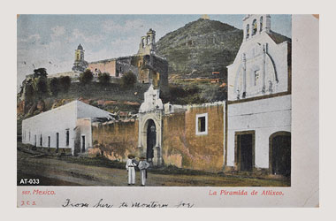 Foto - Postal Atlixco, Puebla,Ciudad,1905 aproximada