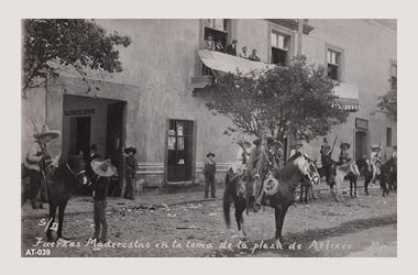 Foto - Postal Atlixco, Puebla,Zócalo,1911 aproximada