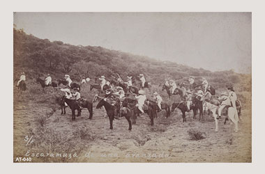 Foto - Postal Atlixco, Puebla,Cerros,1911 aproximada
