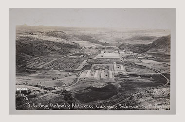 Foto - Postal Metepec, Atlixco, Puebla,Fábrica,1912 aproximada