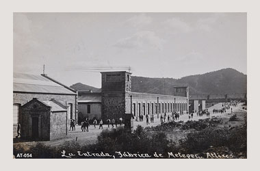 Foto - Postal Metepec, Atlixco, Puebla,Fábrica,1912 aproximada