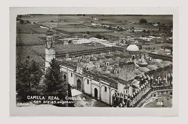 Foto - Postal Cholula, Puebla,Capilla Real,No identificada