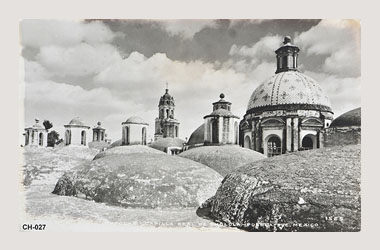 Foto - Postal Cholula, Puebla,Capilla Real,No identificada