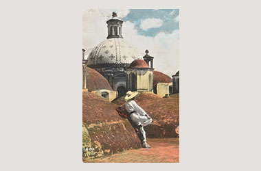 Foto - Postal Cholula, Puebla,Capilla Real,1930 aproximada