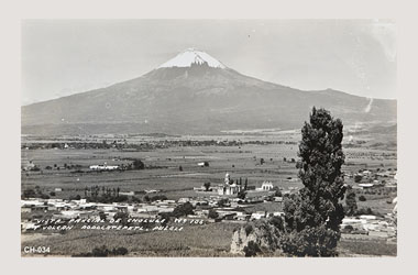 Foto - Postal Cholula, Puebla,Volcán,No identificada