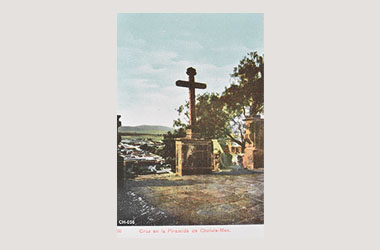 Foto - Postal Cholula, Puebla,Santuario de los Remedios,No identificada