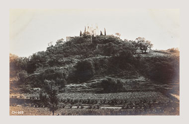 Foto - Postal Cholula, Puebla,Pirámide y Santuario de los Remedios,No identificada