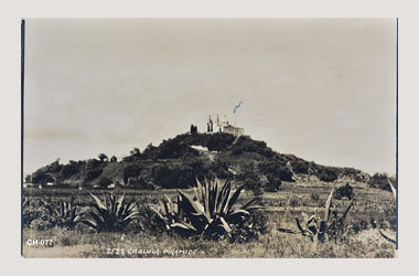 Foto - Postal Cholula, Puebla,Pirámide y Santuario de los Remedios,No identificada