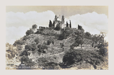 Foto - Postal Cholula, Puebla,Pirámide,No identificada