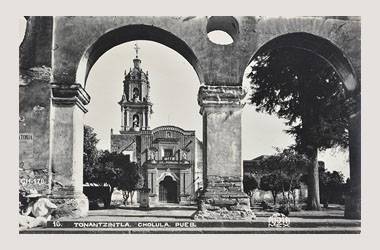 Foto - Postal Sta. María Tonantzintla, Cholula, Puebla,Iglesia de Santa María Tonantzintla,No identificada