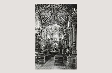 Foto - Postal Sta. María Tonantzintla, Cholula, Puebla,Iglesia de Santa María Tonantzintla. Interior,No identificada