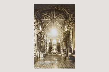 Foto - Postal Sta. María Tonantzintla, Cholula, Puebla,Iglesia de Santa María Tonantzintla. Interior,No identificada