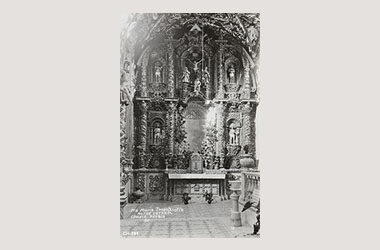 Foto - Postal Sta. María Tonantzintla, Cholula, Puebla,Iglesia de Santa María Tonantzintla. Interior,No identificada