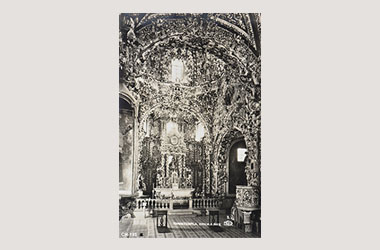 Foto - Postal Sta. María Tonantzintla, Cholula, Puebla,Iglesia de Santa María Tonantzintla. Interior,No identificada