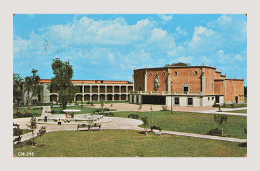 Foto - Postal Cholula, Puebla,Universidad de las Américas,1970 - 1973 aproximada