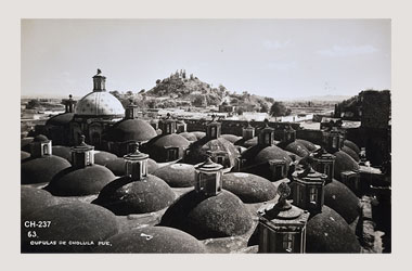 Foto - Postal Cholula, Puebla,Capilla Real,No identificada