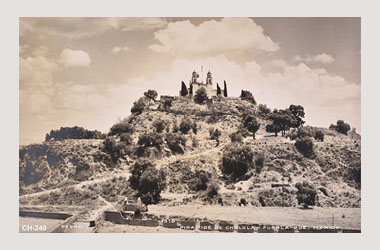 Foto - Postal Cholula, Puebla,Pirámide,No identificada