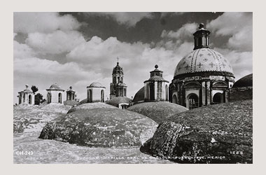 Foto - Postal Cholula, Puebla,Capilla Real,No identificada