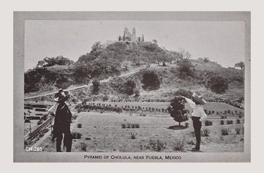 Foto - Postal Cholula, Puebla,Pirámide,No identificada