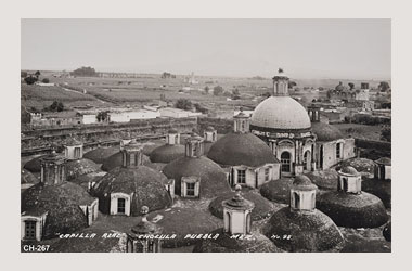 Foto - Postal Cholula, Puebla,Capilla Real,No identificada