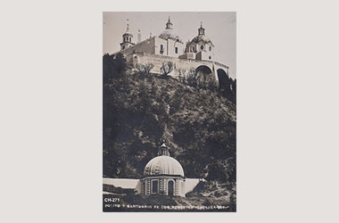 Foto - Postal Cholula, Puebla,Iglesia de los Remedios,No identificada