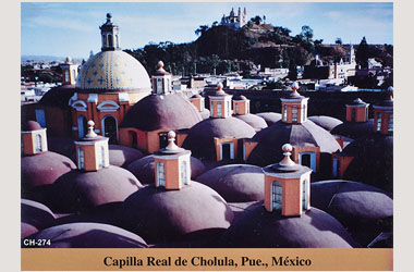Foto - Postal Cholula, Puebla,Capilla Real,2016 aproximada