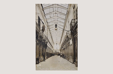 Foto - Postal Puebla, Puebla,Pasaje,1909 aproximada