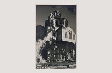 Foto - Postal Puebla, Puebla,Iglesia,No identificada