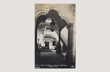 Foto - Postal Puebla, Puebla,Casa de Alfeñique,No identificada