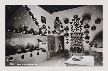 Foto - Postal Puebla, Puebla,Casa de Alfeñique. Cocina,No identificada