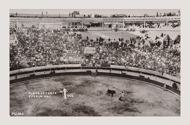 Foto - Postal Puebla, Puebla,Plaza de toros,No identificada