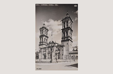 Foto - Postal Puebla, Puebla,Catedral,No identificada