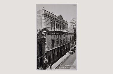 Foto - Postal Puebla, Puebla,Hotel Arronte,1920 - 1930 aproximada