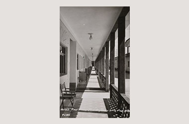 Foto - Postal Puebla, Puebla,Hotel Panamericano, Avenida Reforma #2114,1938 aproximada