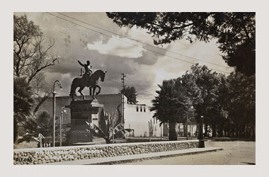 Foto - Postal Puebla, Puebla,Monumento a Zaragoza,1952 aproximada