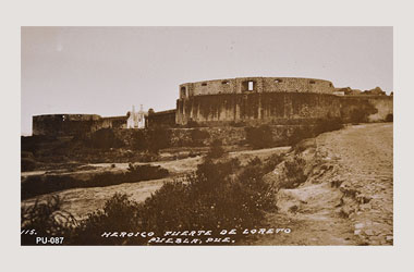 Foto - Postal Puebla, Puebla,Fuerte de Loreto,No identificada