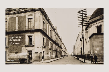 Foto - Postal Puebla, Puebla,Palacio de Justicia,No identificada