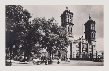 Foto - Postal Puebla, Puebla,Catedral,No identificada