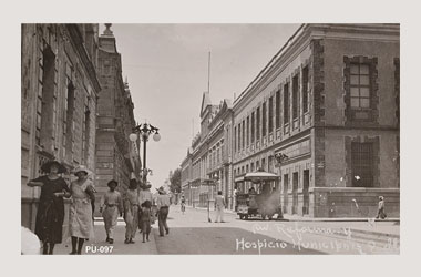 Foto - Postal Puebla, Puebla,Hospicio Municipal,1950 - 1960 aproximada