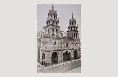 Foto - Postal Puebla, Puebla,Iglesia de la Compañía,No identificada