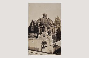 Foto - Postal Puebla, Puebla,Iglesia del Carmen,No identificada