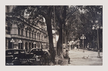 Foto - Postal Puebla, Puebla,Palacio de Gobierno,1953 aproximada